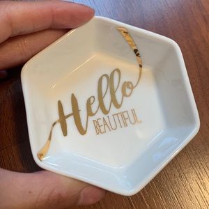 Small White Jewelry Holder